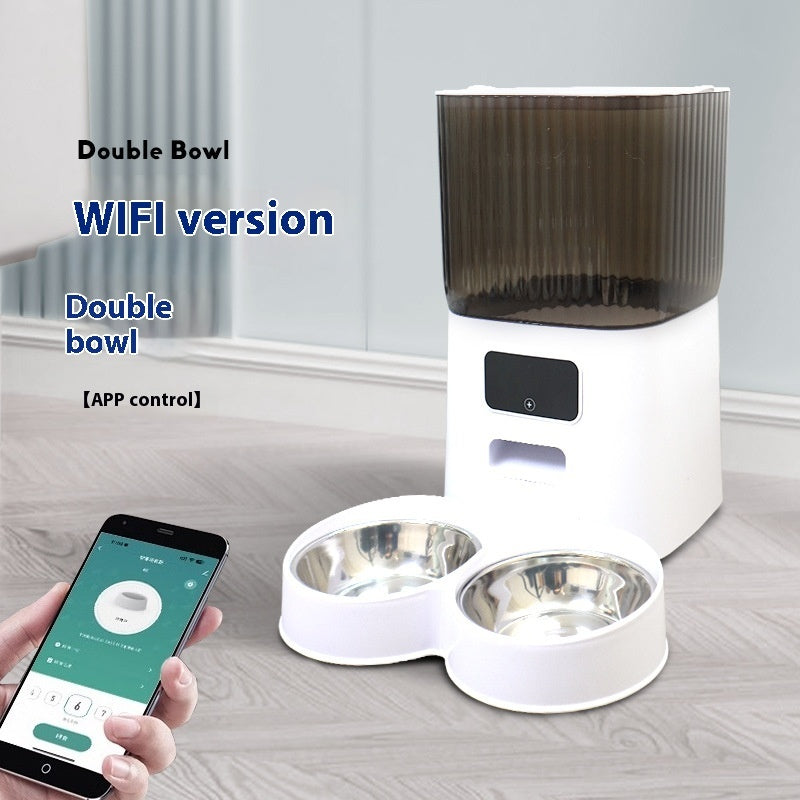 Smart Automatic Pet Feeder — 5L App-Controlled Food Dispenser