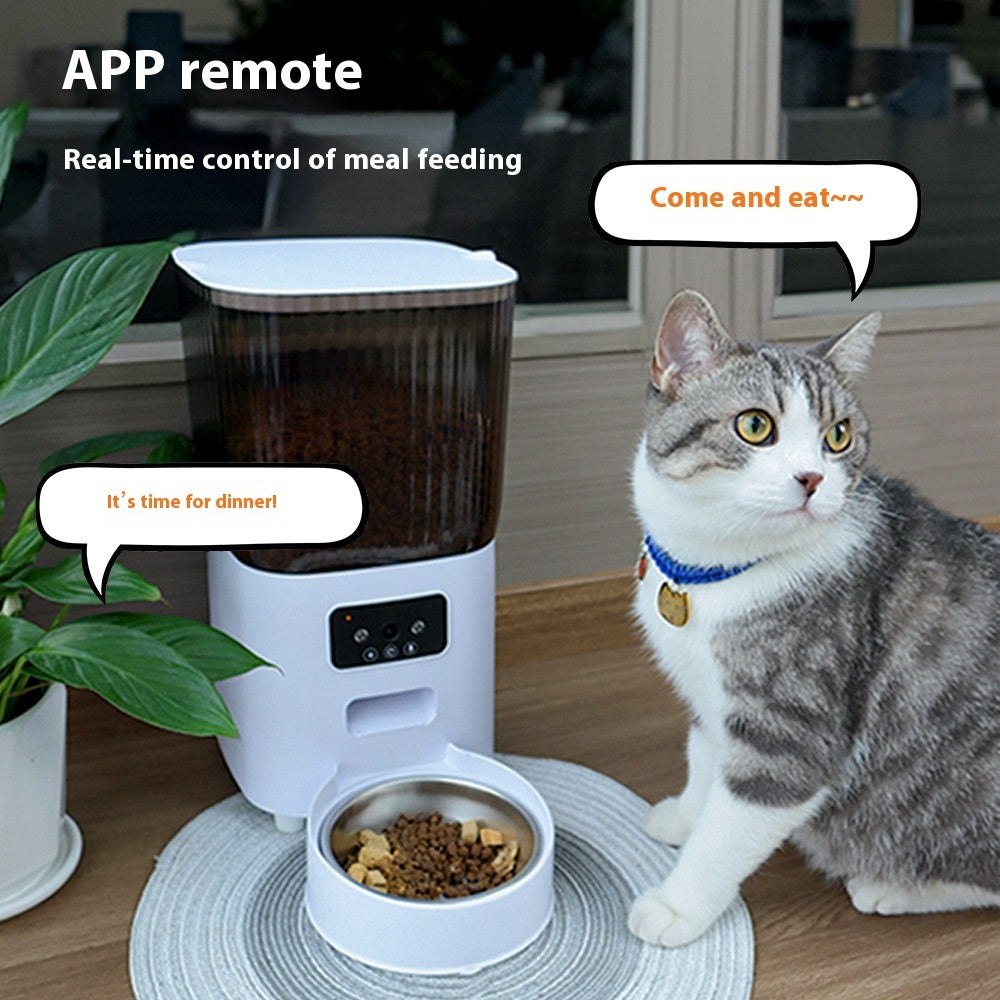 Smart Automatic Pet Feeder — 5L App-Controlled Food Dispenser