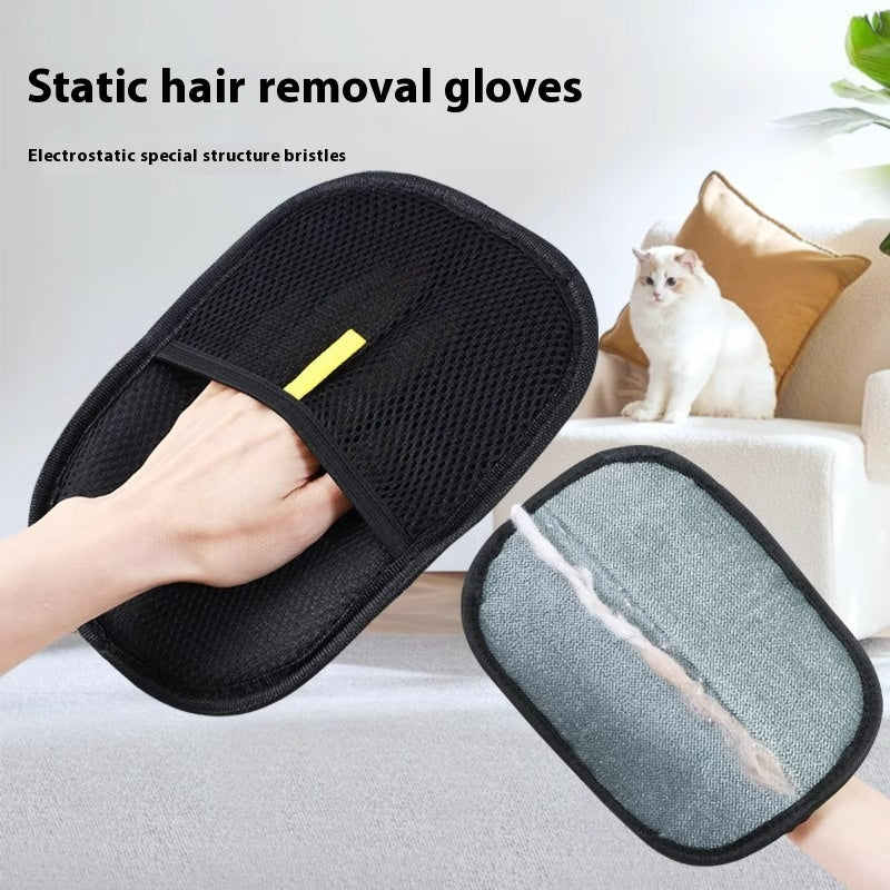 Pet Hair Remover Glove — Deshedding Brush for Dogs & Cats